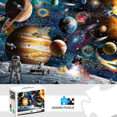 1000 Teile Puzzle - Schnee und Nordlichter